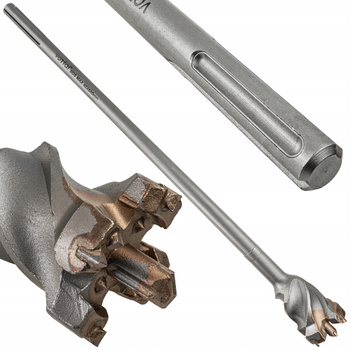 WIERTŁO WIDIOWE DO MURU PRZEBICIOWE FREZ SDS MAX 65X600MM KAMIENIA BETONU