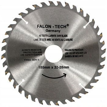 TARCZA PIŁA DO DREWNA WIDIA FT 180 x 32 T40