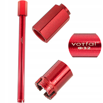 WIERTŁO KORONOWE DIAMENTOWE DO BETONU 32 x 450mm WIERTNICA OTWORNICA