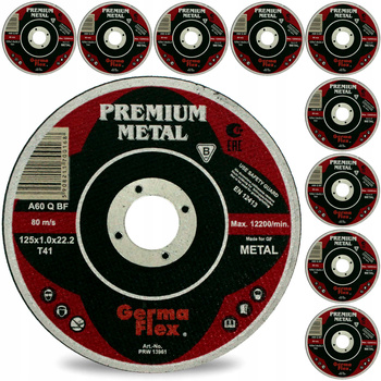 TARCZA DO CIĘCIA METALU 125 x 22,2 x 1,0 PREMIUM