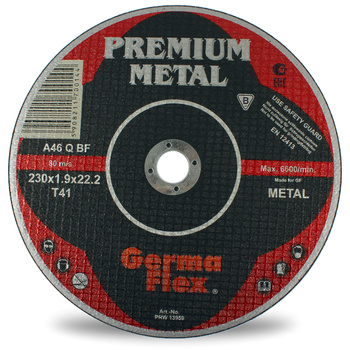 TARCZA DO CIĘCIA METALU 230 x 22,2 x 1,9 PREMIUM