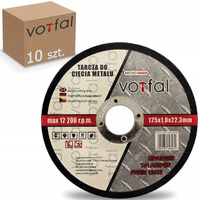 TARCZA TARCZE DO CIĘCIA METALU 125 X 1.0 STALI 10x