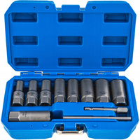 KLUCZE NASADKI DO OBROBIONYCH ŚRUB NAKRĘTEK DŁUGIE METRYCZNE 6-19 MM CRMO