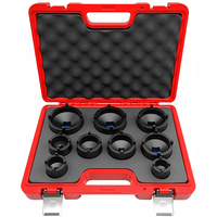 ZESTAW NASADEK KLUCZY KLUCZE NAKRĘTEK ROWKOWYCH WIEŃCOWYCH SWORZNI KM4-KM12