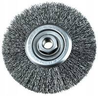 SZCZOTKA DRUCIANA 125 TARCZOWA NA SZLIFIERKĘ M14 DO SZLIFIERKI