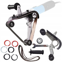 PRZYSTAWKA SZLIFIERKI DO SZLIFOWANIA POLEROWANIA SPAWÓW RUR PILNIK TAŚMOWY