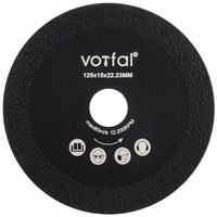 TARCZA DIAMENTOWA DO CIĘCIA SZLIFOWANIA PŁYTEK SZKŁA CERAMIKI 125MM