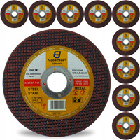 TARCZA DO CIĘCIA METALU INOX CIENKA 125 x 0,8mm 10 szt