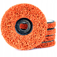 TARCZA WŁÓKNINA DO USUWANIA RDZY WŁOSY MURZYNA TARCZA ŚCIERNA 125mm INOX