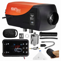 Nagrzewnica olejowa 8kW 12V LCD Pilot - Ogrzewanie postojowe Dmuchawa