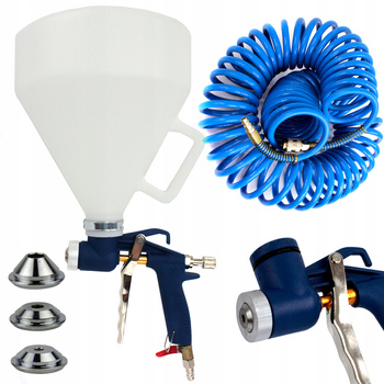 PISTOLET DO TYNKOWANIA MALOWANIA ŚCIAN 6L+ WĄŻ