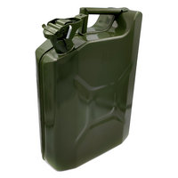 Kanister na paliwo 10l metalowy zbiornik bańka na olej benzynę ropę