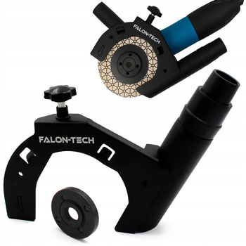 OSŁONA TARCZY SZLIFIERKI KĄTOWEJ PRZECIWPYŁOWA DO USUWANIA PYŁU 115-125 mm