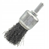 SZCZOTKA DRUCIANA STALOWA CZOŁOWA PĘDZELKOWA DO WIERTARKI 25mm TRZPIEŃ 6mm