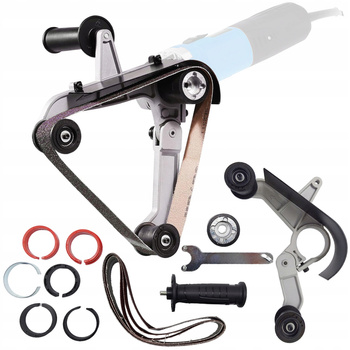 PRZYSTAWKA SZLIFIERKI DO SZLIFOWANIA POLEROWANIA SPAWÓW RUR PILNIK TAŚMOWY