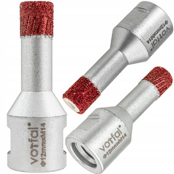 OTWORNICA WIERTŁO DIAMENTOWE KORONKA 12 MM M14 DO GRESU PŁYTEK CERAMIKI PRO