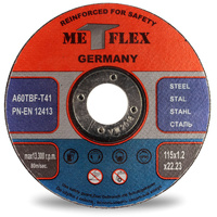 TARCZA CIĘCIA METALU TARCZE 115x1,2x22,2 MET-FLEX
