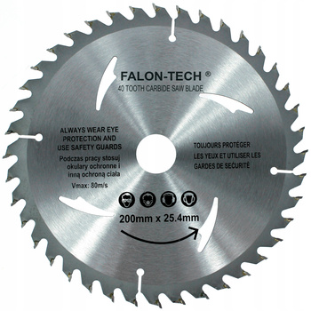 TARCZA PIŁA DO DREWNA DRZEWA WIDIA 200x25,4 T40