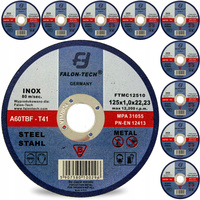 TARCZA DO CIĘCIA METALU inox 125 x 1,0 FALON TECH