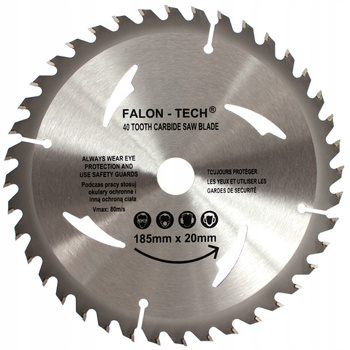 TARCZA PIŁA DO DREWNA WIDIA FT 185/20-16 T40