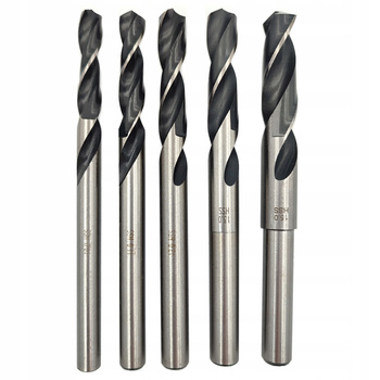 ZESTAW WIERTEŁ DO METALU STALI 10-15mm 5 szt HSS 10 11 12 13 15 MM