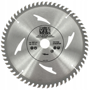 TARCZA PIŁA DO DREWNA WIDIA 180 / 20 T60 INTER