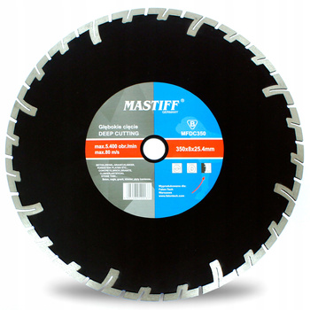 TARCZA DIAMENTOWA 350 mm SEGMENT MASTIFF cz