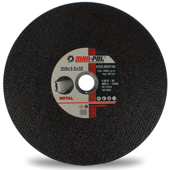TARCZA DO CIĘCIA METALU 350x32x3,5 MARPOL