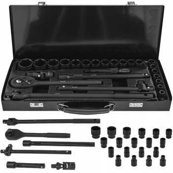 ZESTAW NASADEK UDAROWYCH 8-32MM NASADKI GRZECHOTKA 1/2 UDAR 26EL PRZEDŁUŻKA